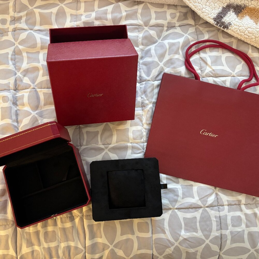Cartier Watch Box / Box Cover / Bag